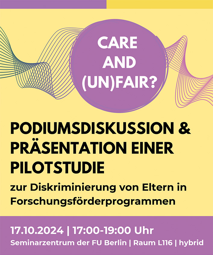 Podiumsdiskussion Care and UnFair